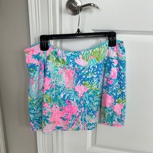 Lilly Pulitzer Luxletic skirt w/shorts underneath Size XL